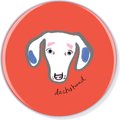 Pet Shop by Fringe Studio BFF Dachshund Ceramic Coaster