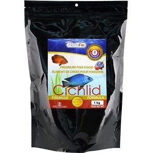 NorthFin Cichlid Formula 2 mm Sinking Pellets Fish Food, 1-kg bag