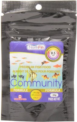 NorthFin Community Formula 0.5 mm Sinking Pellets Fish Food, slide 1 of 1