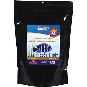NorthFin Jumbo Formula 4 mm Sinking Pellets Fish Food, 1-kg bag