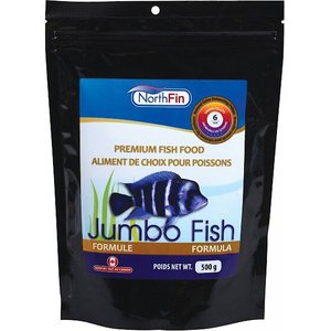 NorthFin Jumbo Formula 6 mm Sinking Pellets Fish Food, 500-g bag