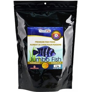 NorthFin Jumbo Formula 6 mm Sinking Pellets Fish Food, 1-kg bag