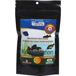 NorthFin Kelp Wafers 14 mm Fish Food, 100-g bag