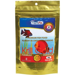 NorthFin Krill Pro 2 mm Sinking Pellets Fish Food, 80-g bag