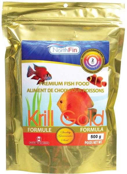 NorthFin Krill Pro 2 mm Sinking Pellets Fish Food, 500-g bag slide 1 of 1