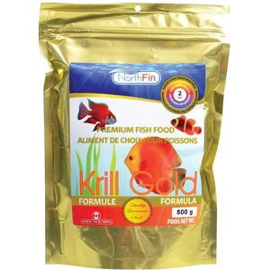 NorthFin Krill Pro 2 mm Sinking Pellets Fish Food, 500-g bag