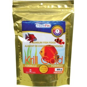 NorthFin Krill Pro 6 mm Sinking Pellets Fish Food, 500-g bag