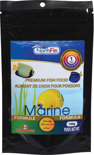 NorthFin Marine Formula 1 mm Sinking Pellets Fish Food, 100-g bag slide 1 of 1