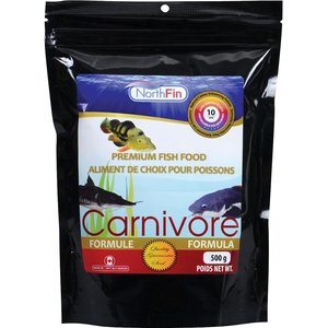 NorthFin Mass Carnivore Formula 10 mm Sinking Pellets Fish Food, 500-g bag