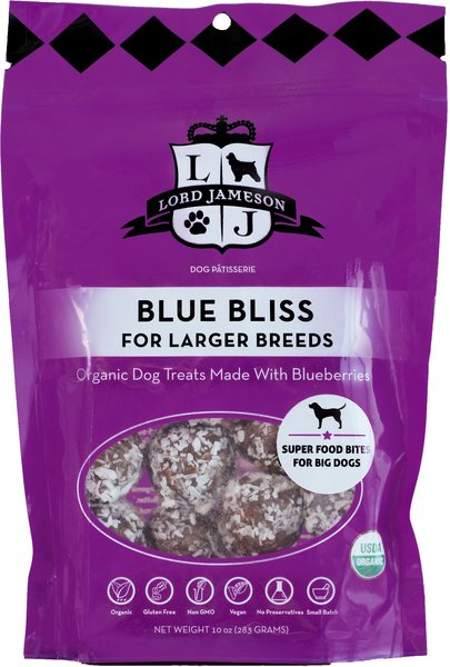 Lord Jameson Blue Bliss Large Breed Dog Soft & Chewy Dog Treats, 10-oz bag slide 1 of 9