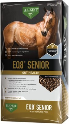 Buckeye Nutrition EQ8 Senior Horse Feed, 50-lb bag, slide 1 of 1