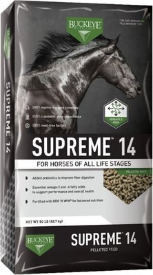 Buckeye Nutrition Supreme 14 Horse Feed, 50-lb bag, slide 1 of 1
