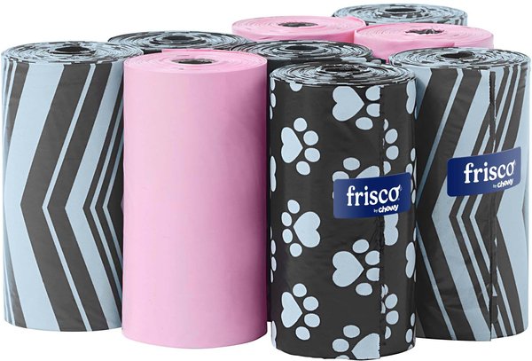Frisco Pink, Black & Gray Assorted Solid & Printed Poop Bags, 270 Count slide 1 of 4