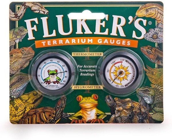 Fluker's Terrarium Gauges Thermometer & Hygrometer Combo Pack slide 1 of 1