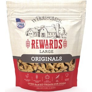 Wholesomes Large Originals Biscuit Dog Treats, 3-lb bag