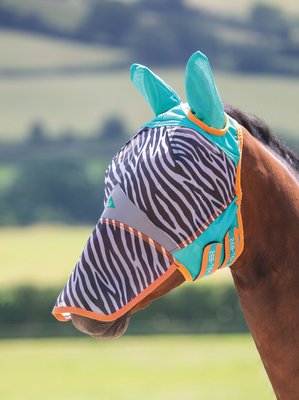 Shires Equestrian Products Zeb-Tek Horse Fly Mask, slide 1 of 1