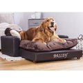 Moots Personalized Leatherette Sofa Cat & Dog Bed, Espresso, X-Large