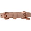 Vanderpump Pets Classic Lisa Dog Collar, Blush, Small: 16-in neck, 5/8-in wide