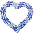 Vanderpump Pets Heart Rope Dog Toy, Blue