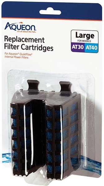 Aqueon Large Internal Filter Replacement Cartridge, 2 count slide 1 of 2