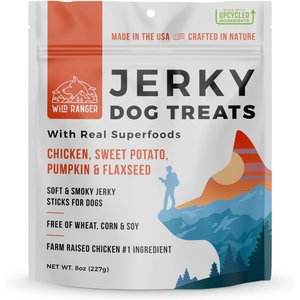 Wild Nature Chicken, Sweet Potato, Pumpkin & Flaxseed With Real Superfoods Jerky Dog Treats, 8-oz bag