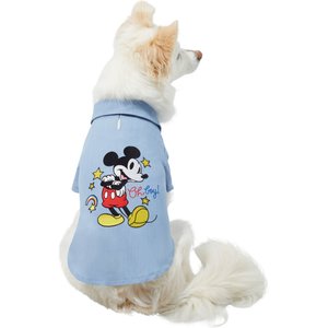 Disney Mickey Mouse Chambray Dog & Cat Shirt, Small