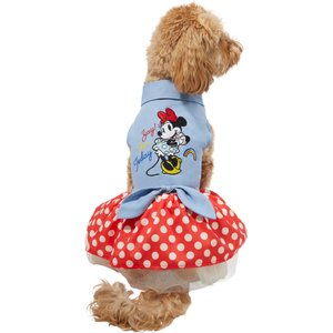 Disney Minnie Mouse Chambray Dog & Cat Dress, Small
