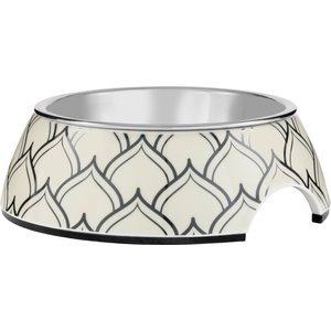 Frisco Moroccan Design Stainless Steel Dog & Cat Bowl, 0.75 Cup