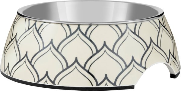 Frisco Moroccan Design Stainless Steel Dog & Cat Bowl, 1.75 Cups slide 1 of 8