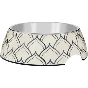 Frisco Moroccan Design Stainless Steel Dog & Cat Bowl, 3.25 Cups