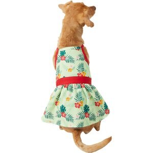 Frisco Hawaiian Floral Dog & Cat Dress, X-Large