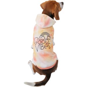 Frisco Good Vibes Dog & Cat Hoodie, Small