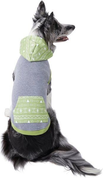 Frisco Green Southwest Dog & Cat Hoodie, X-Small slide 1 of 8