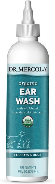 Dr. Mercola Organic Dog & Cat Ear Wash, 8-oz bottle slide 1 of 1