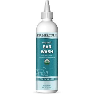Dr. Mercola Organic Dog & Cat Ear Wash, 8-oz bottle