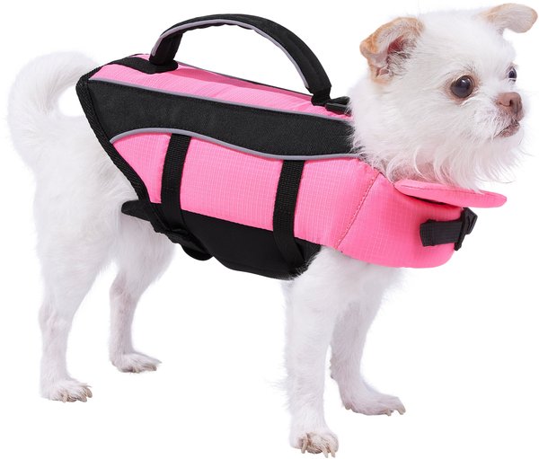 DAZONE Pet Dog Doggy Life Jacket Puppy Preserver Lab Swimwear with Belt