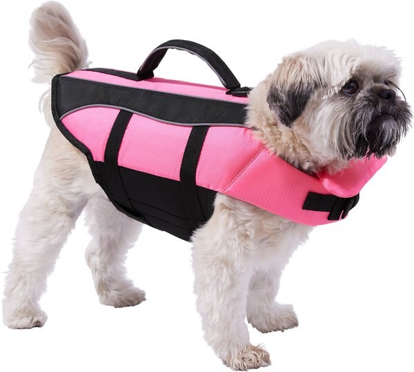 Frisco Ripstop Dog Life Jacket, Pink, Medium slide 1 of 8