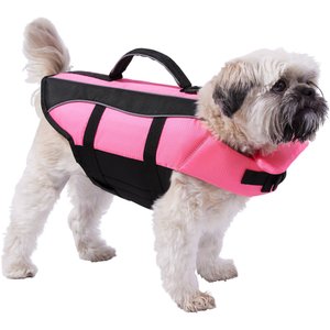Frisco Ripstop Dog Life Jacket, Pink, Medium