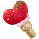 Frisco Valentine Ice Cream Plush Squeaky Dog Toy
