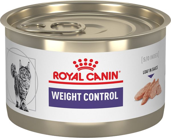 Royal Canin Veterinary Diet Adult Weight Control Loaf in Sauce Canned Cat Food, 5.1-oz, case of 24 slide 1 of 8