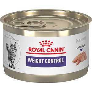 Royal Canin Veterinary Diet Adult Weight Control Loaf in Sauce Canned Cat Food, 5.1-oz, case of 24