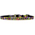 Yellow Dog Design Pop Art Dogs Polyester Personalized Standard Dog Collar, X-Small