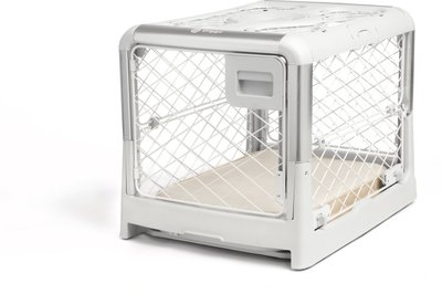 Diggs Revol Double Door Collapsible Wire Dog Crate, Cool Grey, slide 1 of 1