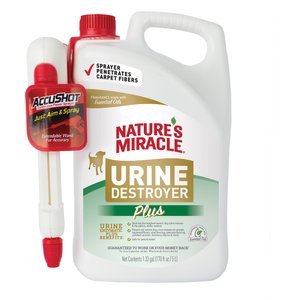 Nature's Miracle Dog Urine Destroyer Accushot Spray, 1.3-gal bottle