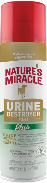 Nature's Miracle Cat Urine Destroyer Foam Aerosol Spray, 17.5-oz bottle slide 1 of 10
