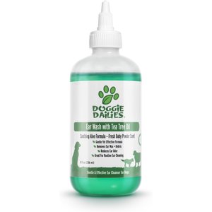 Doggie Dailies Tea Tree Oil Dog Ear Wash, 8-oz bottle
