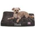 Majestic Pet Personalized Shredded Memory Foam Villa Pillow Dog & Cat Bed, Storm, X-Large