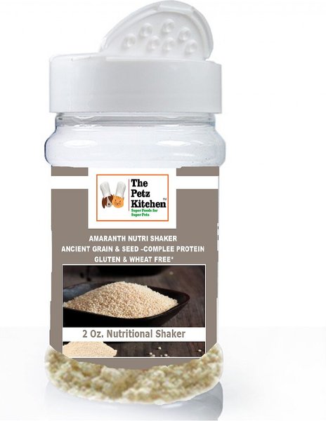 The Petz Kitchen Amaranath Ancient Seed Grain & Complete Protein Powder Dog & Cat Supplement, 2-oz jar slide 1 of 4