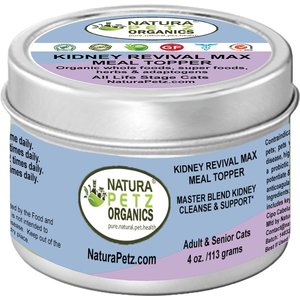 Natura Pets Organics Kidney Revival Max Cat Supplement, 4-oz jar