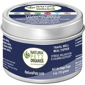 Nature Petz Organics Travel Well Dog Supplement, 4-oz jar